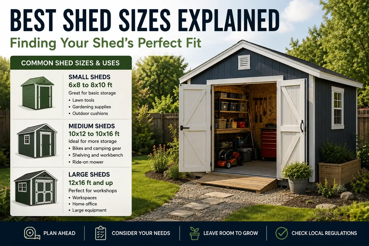 Best Shed Sizes Explained