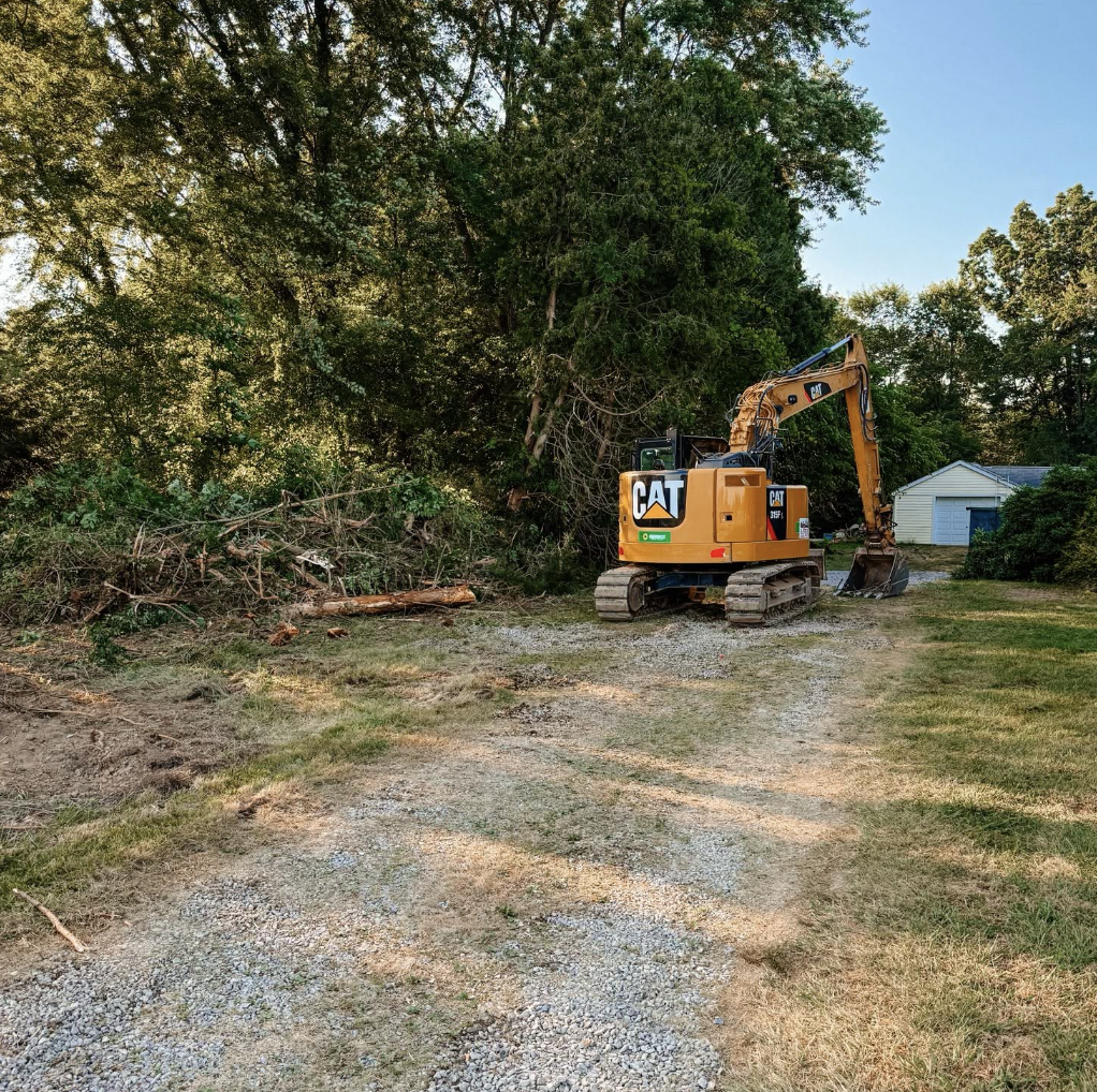 Commercial excavation and site preparation supporting a larger property development project in Cleveland, Ohio.