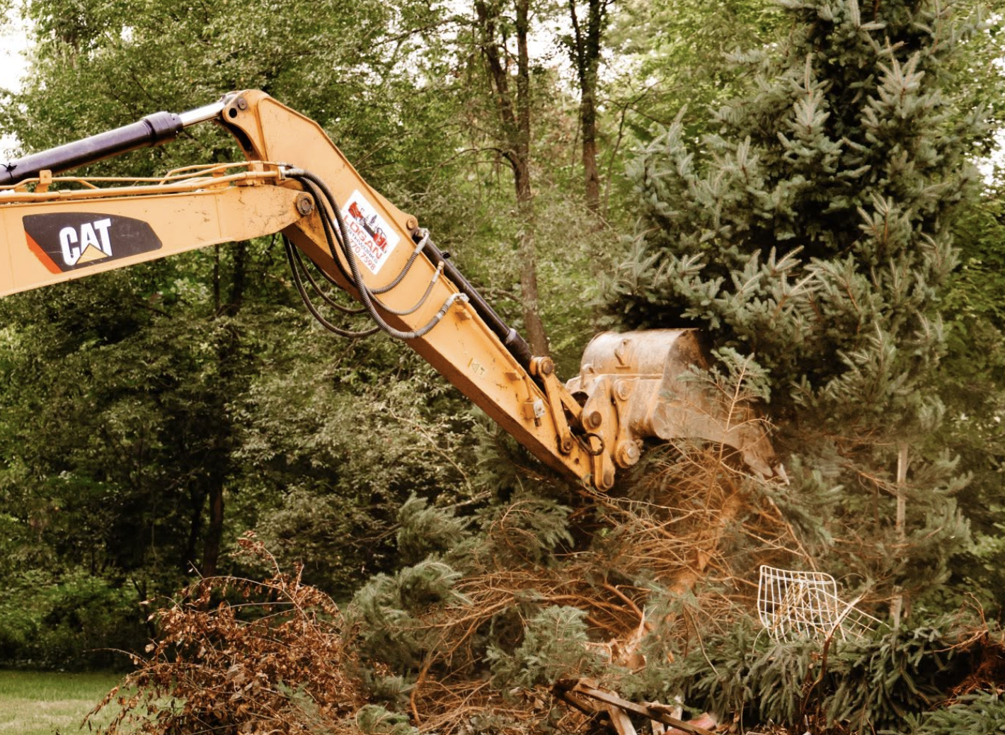 Professional drainage work helping manage runoff and protect driveways and surrounding property near Pittsburgh, Pennsylvania.