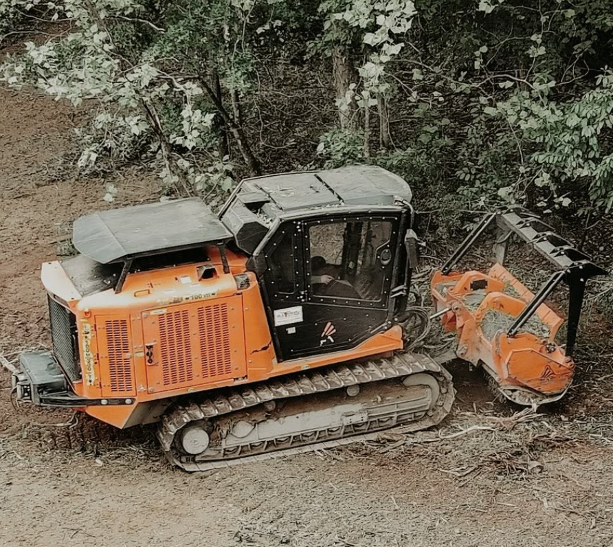 Professional forestry mulching services by Logan Earthworks throughout Ohio, Pennsylvania, and West Virginia.