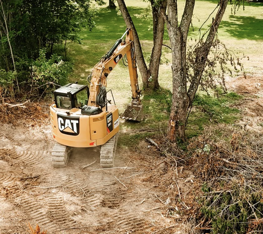 Professional land clearing and brush removal services by Logan Earthworks throughout Ohio, Pennsylvania, and West Virginia.