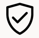 Shield icon with a checkmark inside