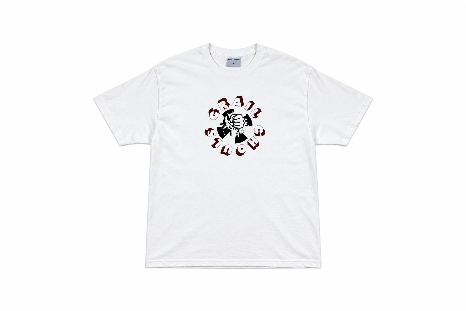 White Grail Ghouls T-Shirt Mockup.png