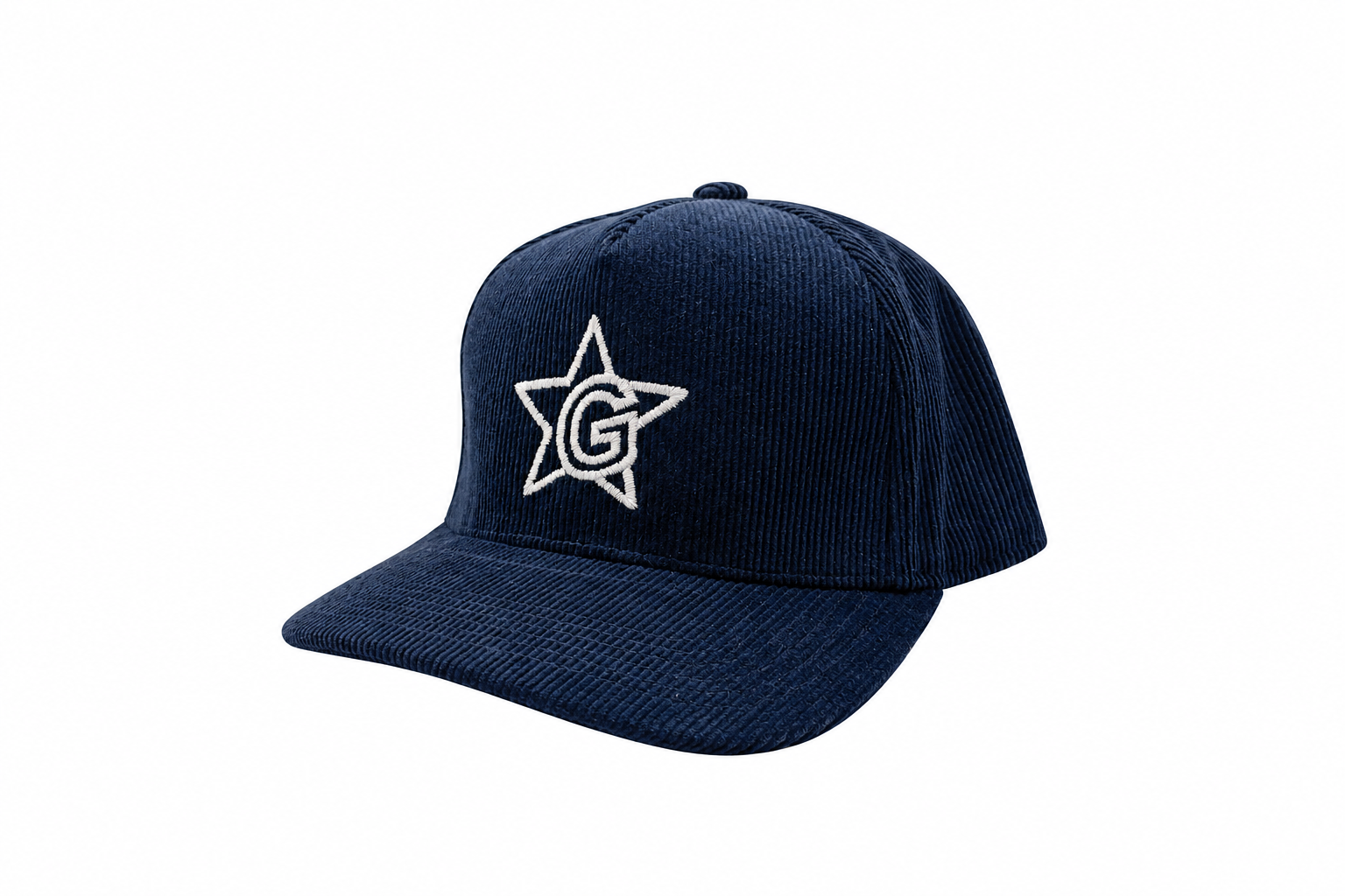 Navy Corduroy Star G Cap.png