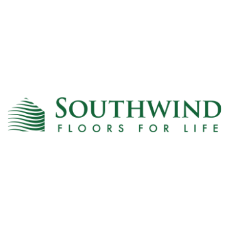 Southwind Floors for Life logo with a stylized building icon in green and black text.