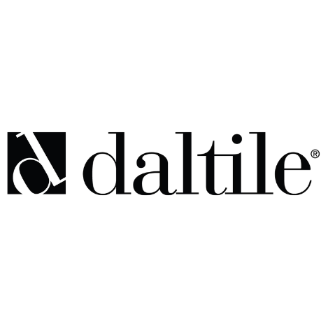 The Daltile logo in black and white with a stylized 'd' symbol.