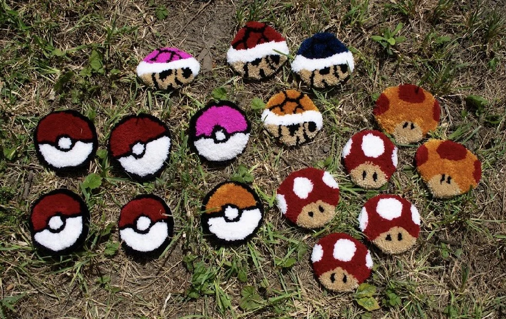 PokeBalls & Mario Mushrooms