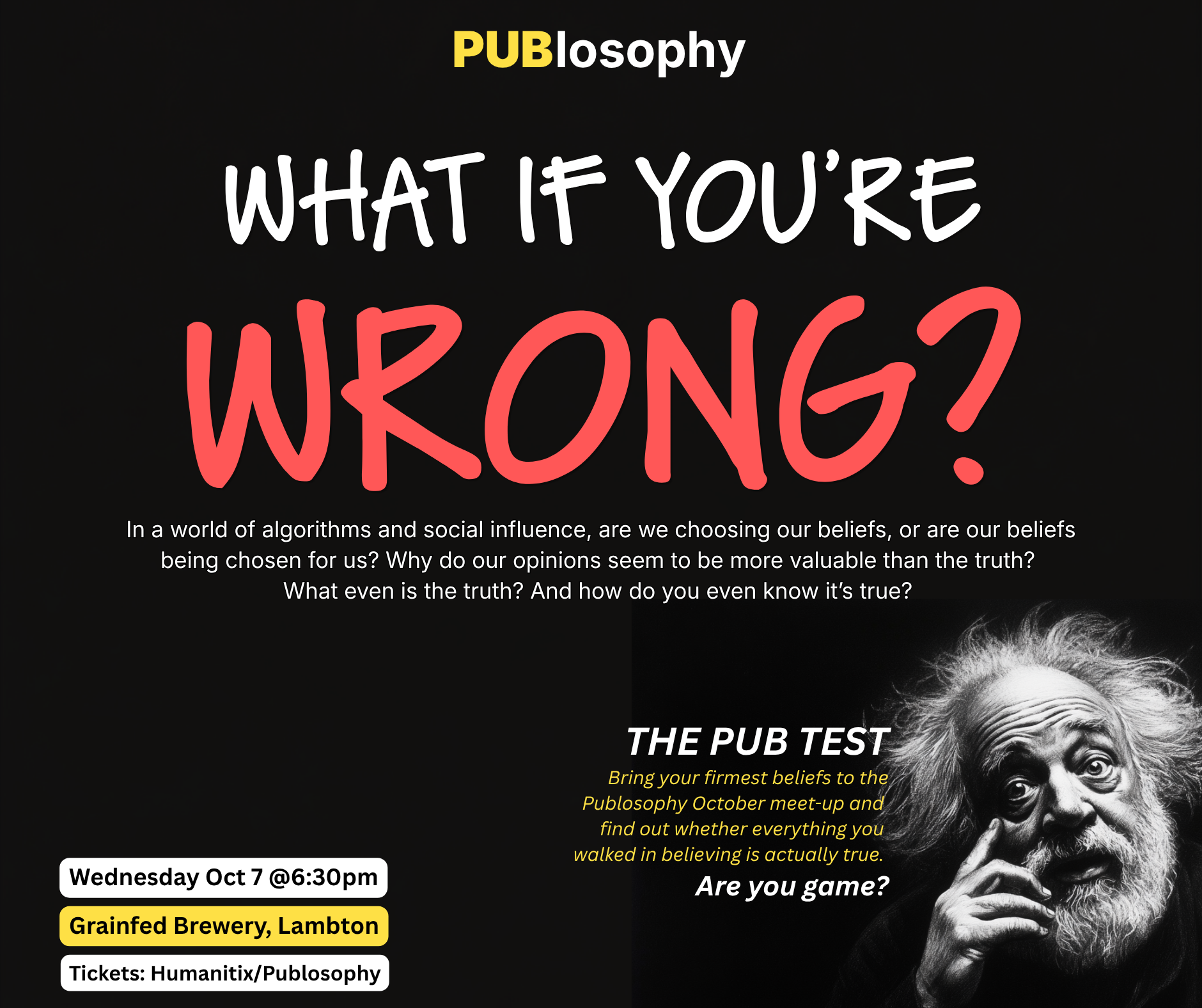 What If You’re Wrong?