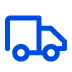 Icon of a blue delivery truck