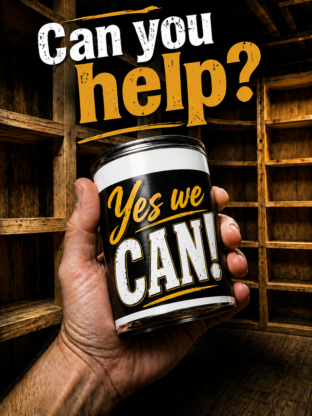 Can you help? Yes we CAN!