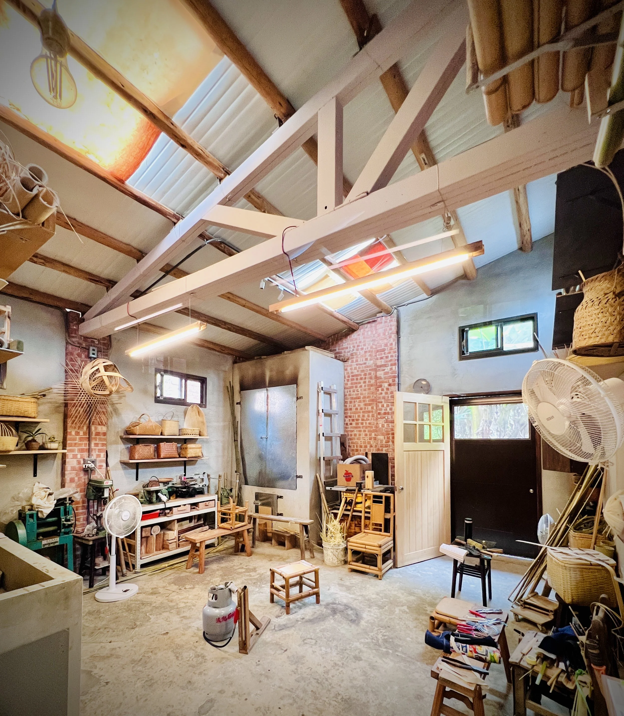 The studio now