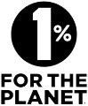 Logo featuring '1%' and the phrase 'For the Planet' underneath.