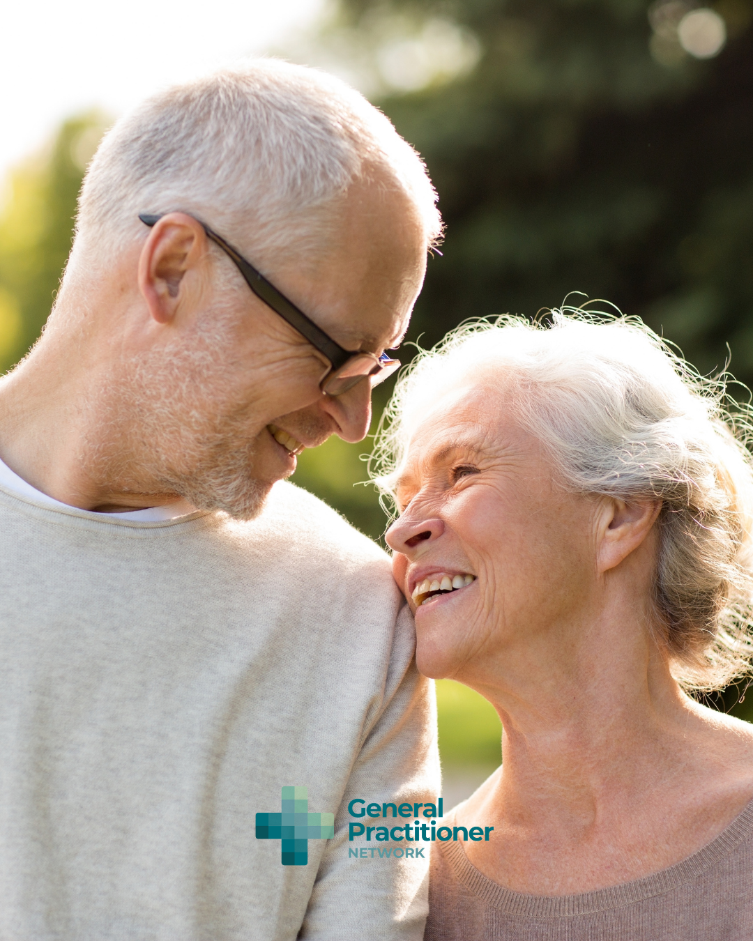 Old couple healthy bowel health aging