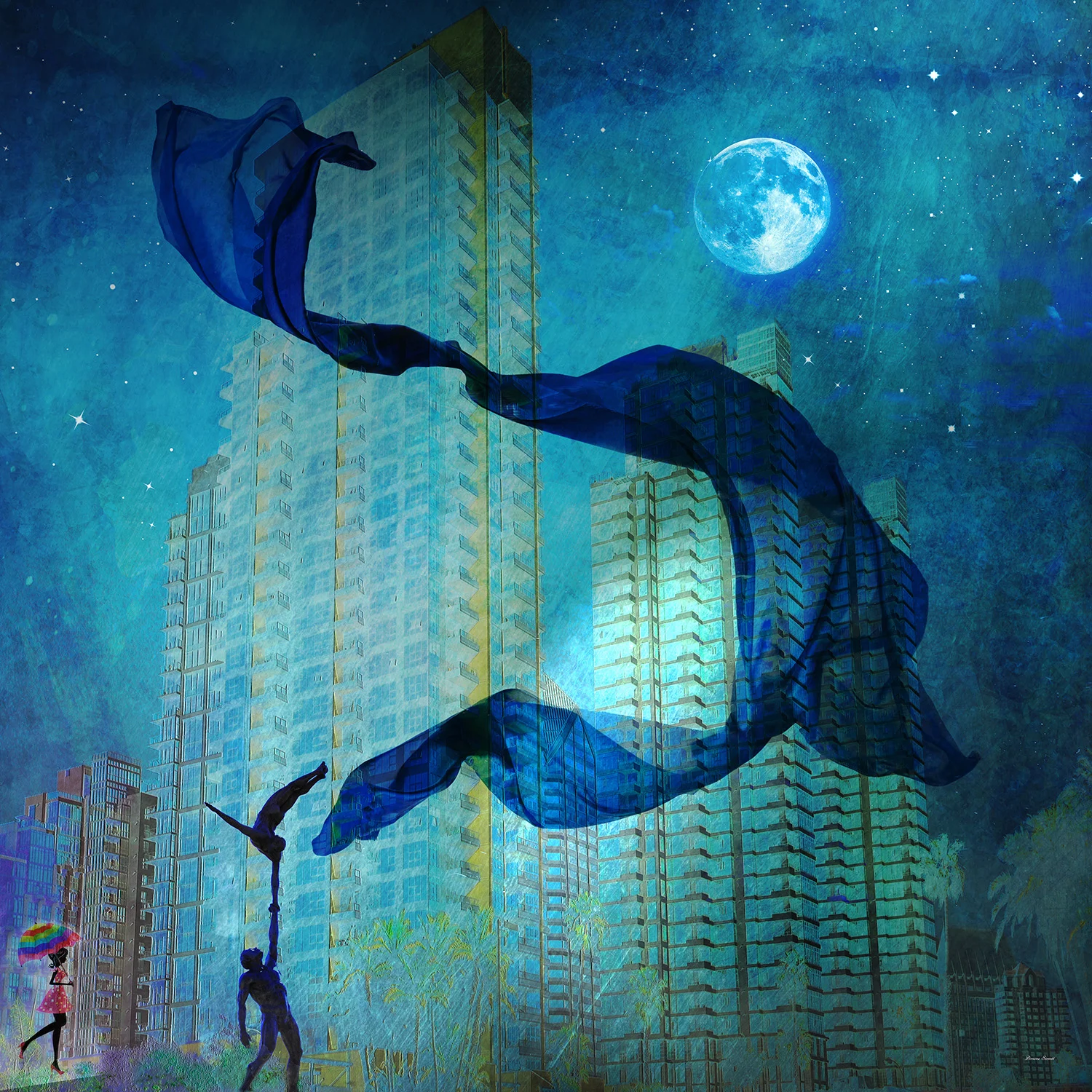 Blue Scarf…
