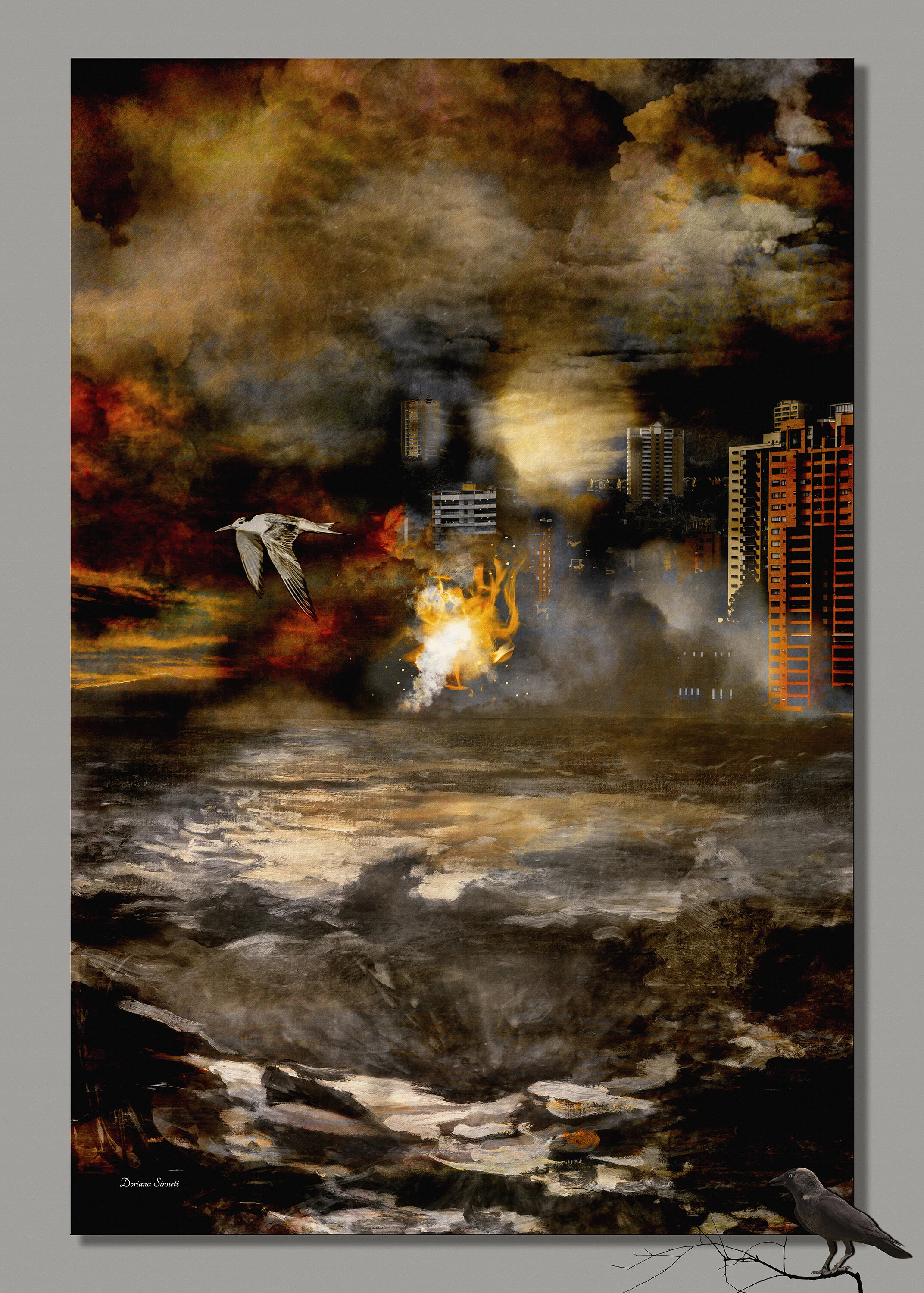 A City In Flames