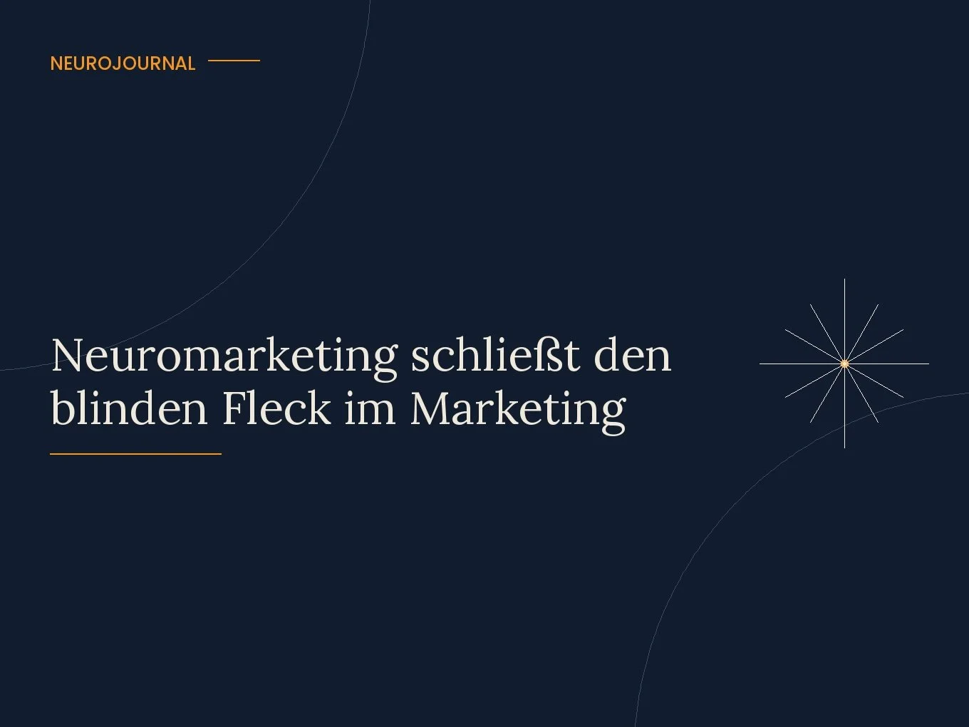 Marketing fühlt sich vage an. Neuromarketing macht es greifbar.