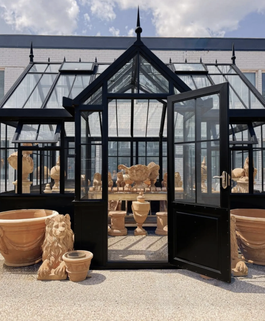 ENGLISH STYLE METAL & GLASS HOUSE | JUNE DELIVERY