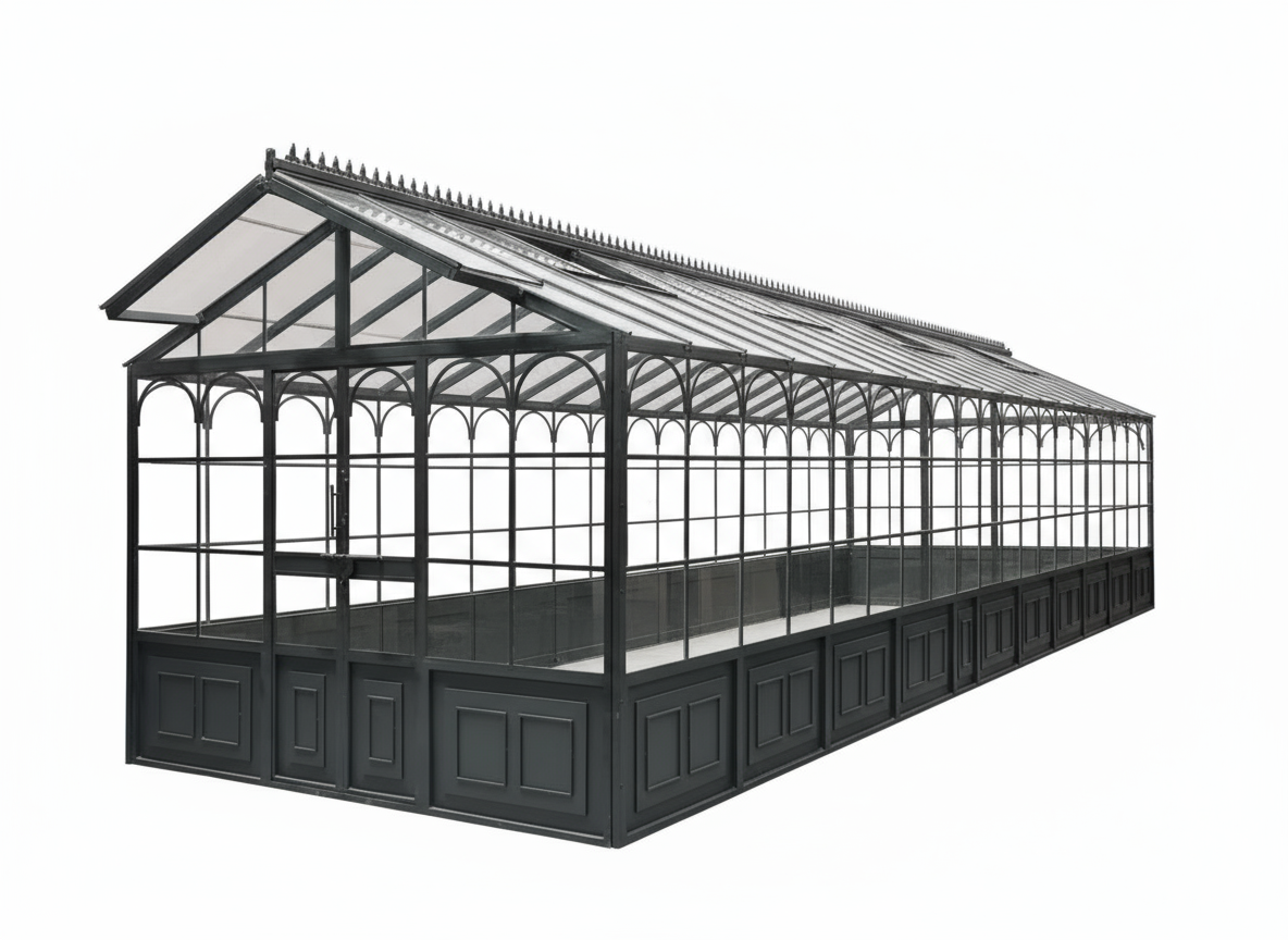 CLIENT B.H.K. | Custom Glass House | 15' x 30' | August Delivery