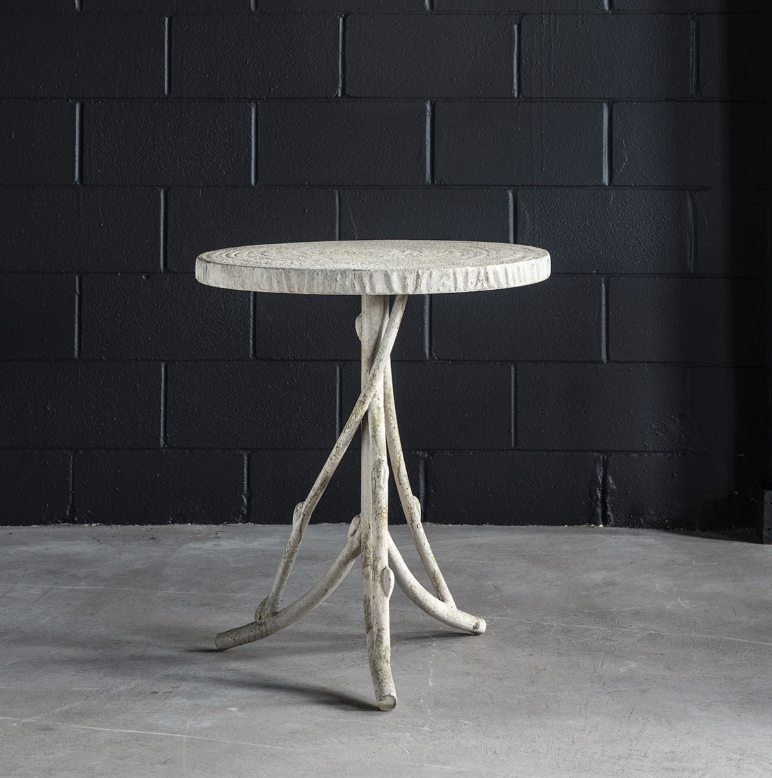 Faux Bois Side Table