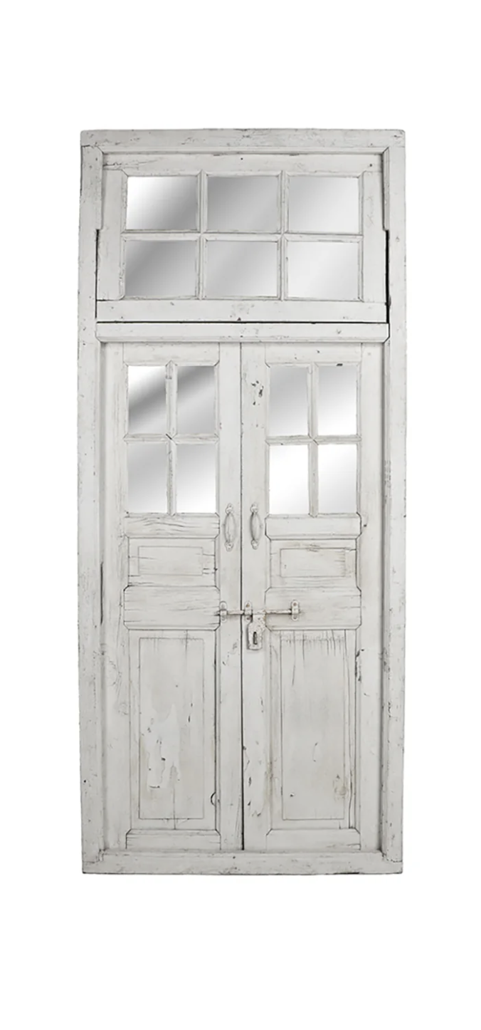 Large Indian Door, White