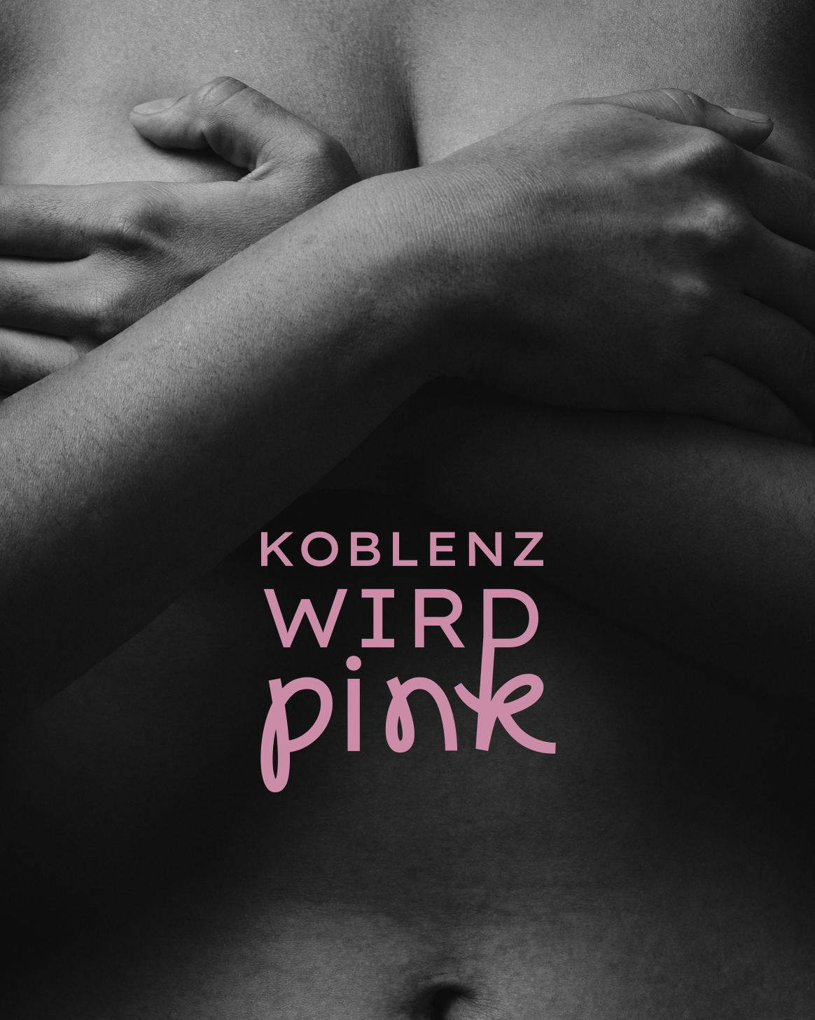 Instagram-Beitrag von Koblenz wird pink mit dem Schriftzug Koblenz wird pink