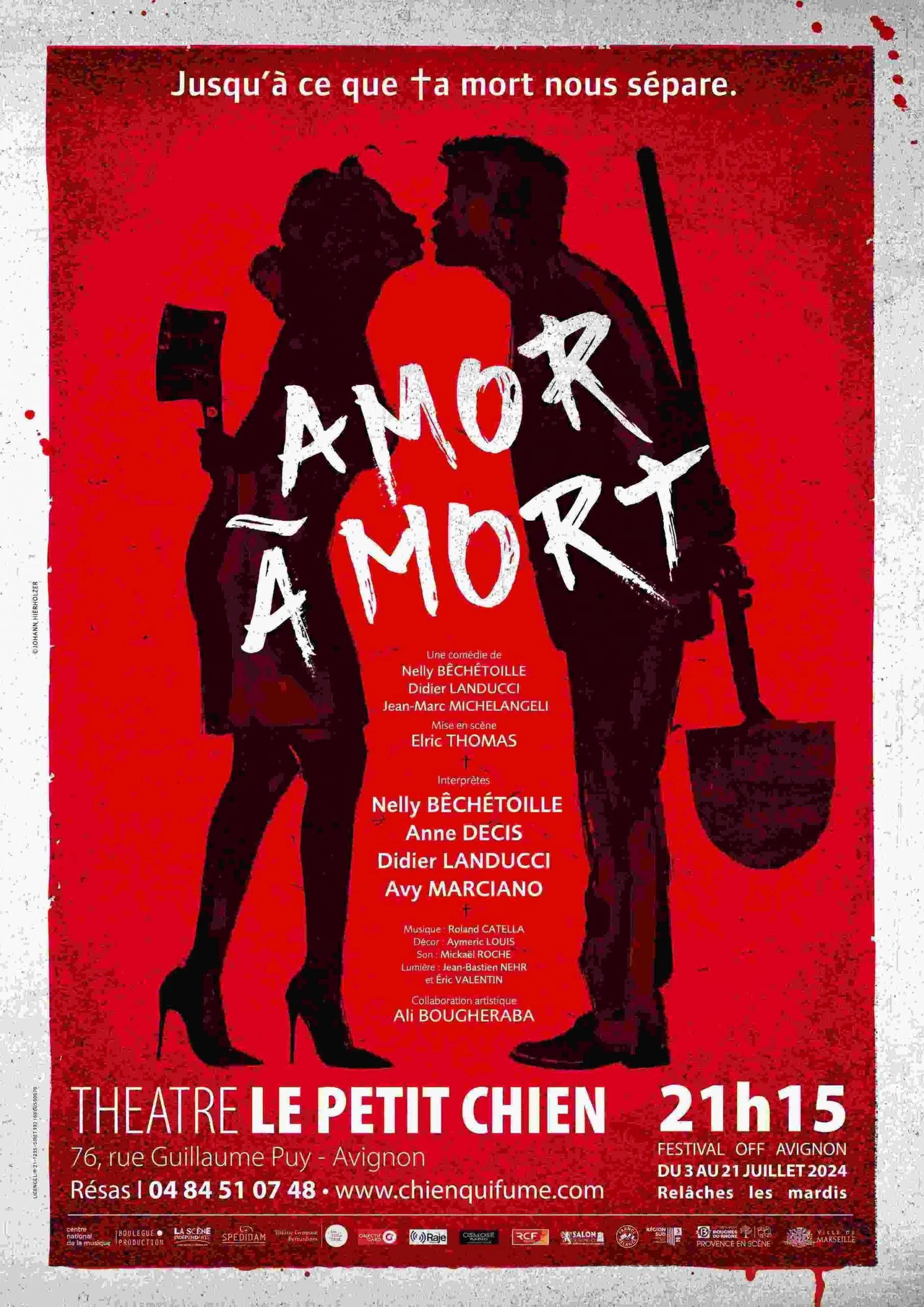 La pièce de théâtre "Amor à mort" un succès au Festival off d'Avignon