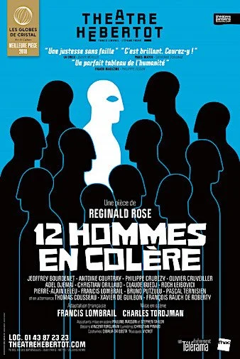 La pièce de théâtre "12 hommes en colère". Avignon
