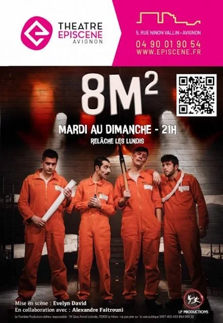 '8M²' au Théâtre Episcene à Avignon.