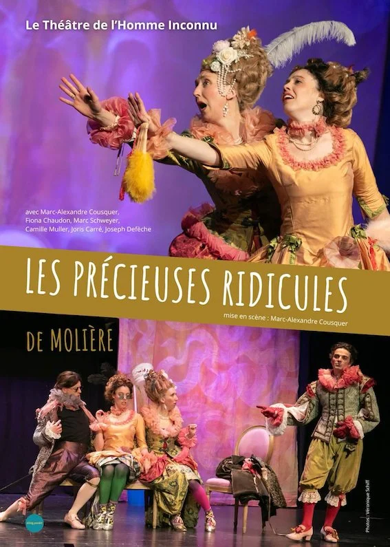 Dans le Festival d'Avignon Off, une version très amusante de la pièce de théâtre "Les Précieuses Ridicules" de Molière. Un coup de coeur