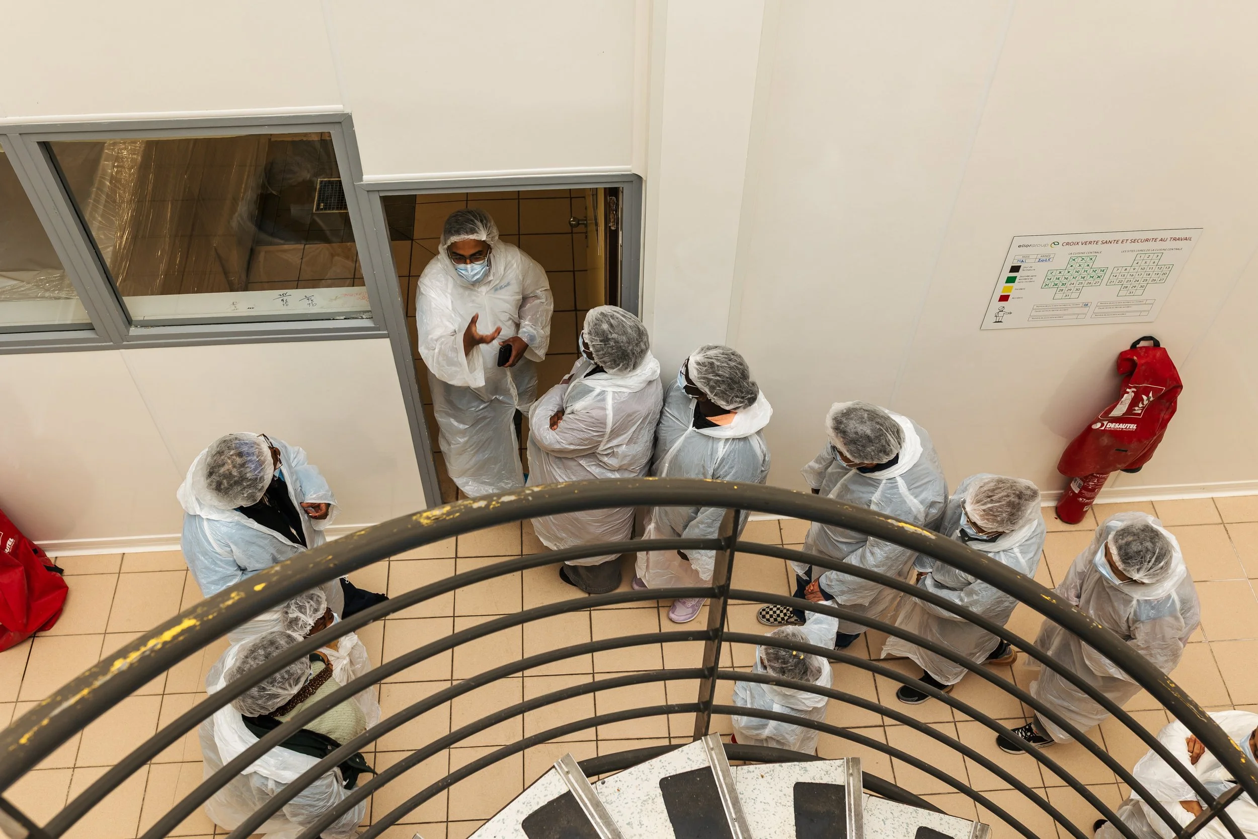 Elior - Visite des cuisines centrales