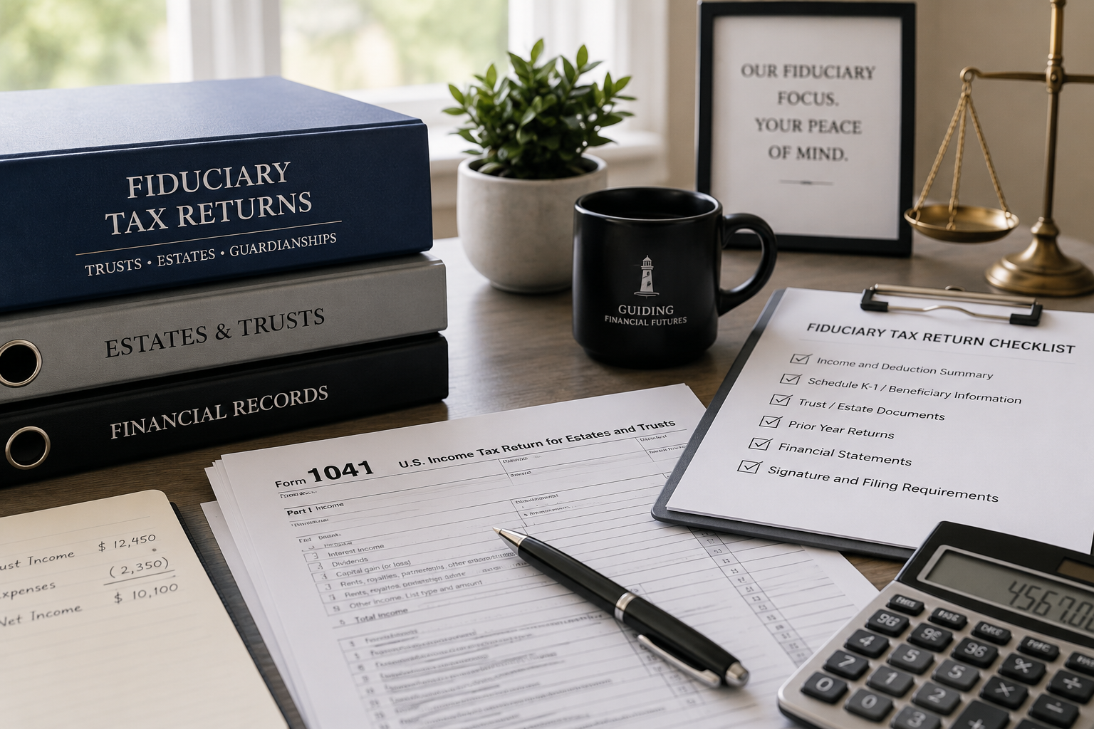 Fiduciary Tax Return Preparation (Trusts & Estates)