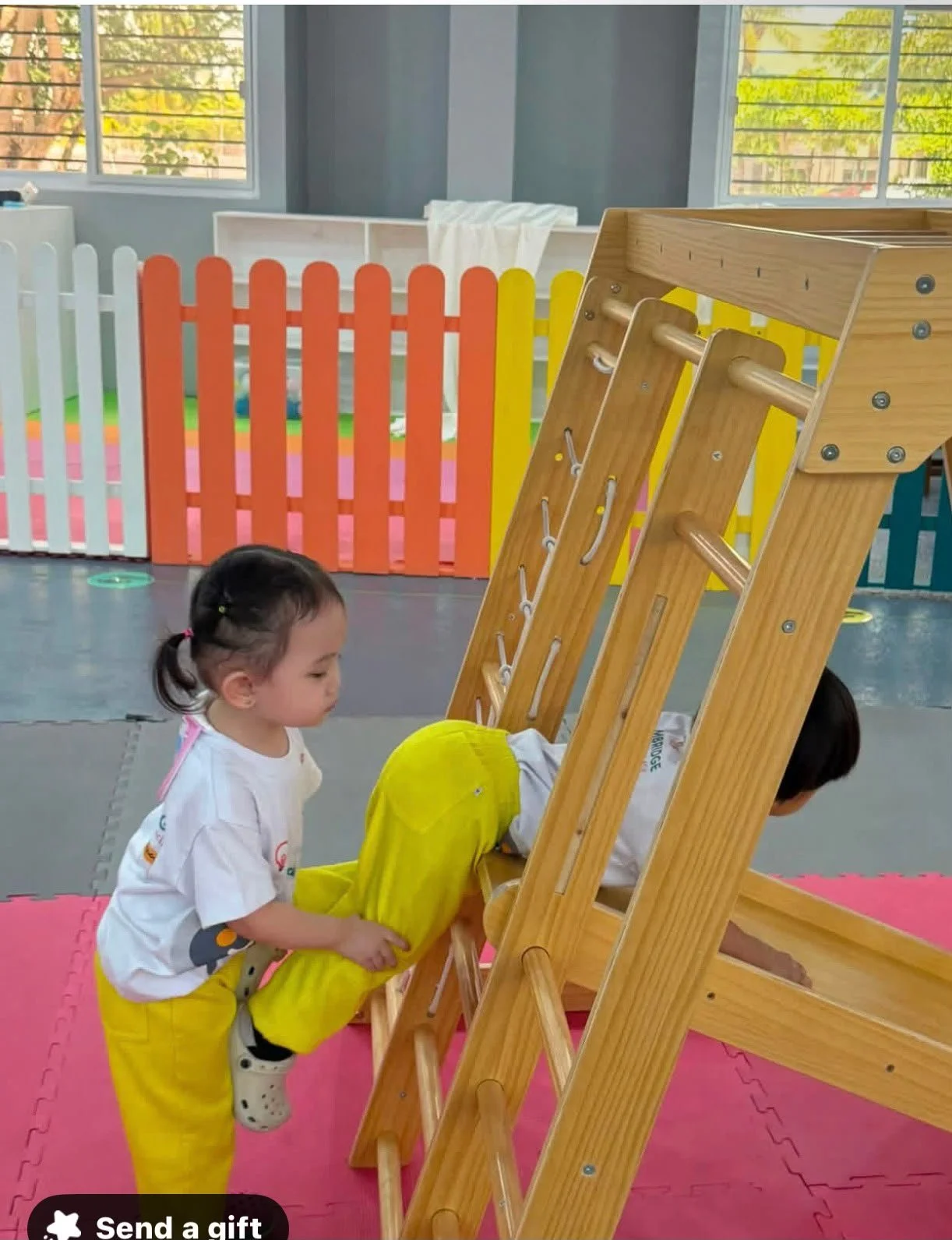 Active Play — Safe playground experiences strengthen movement, courage, teamwork, and healthy development.