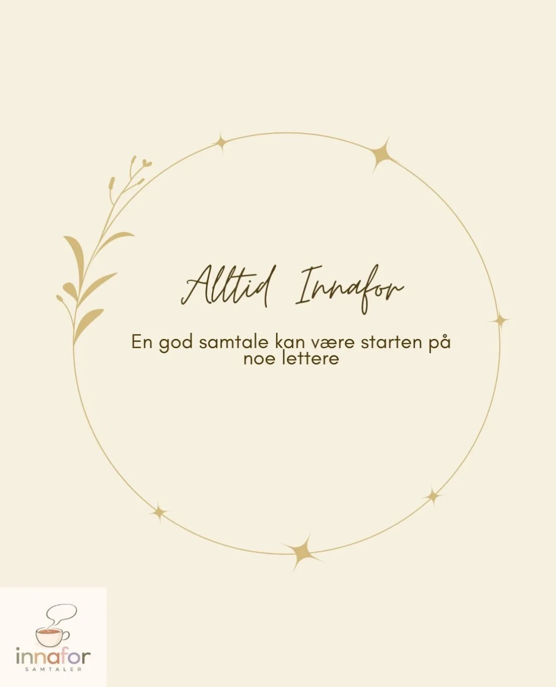 Innafor betyr at du kan snakke om alt uten frykten for &aring; bli d&oslash;mt! #psykiskhelse #mentalhelse #snakkomdet