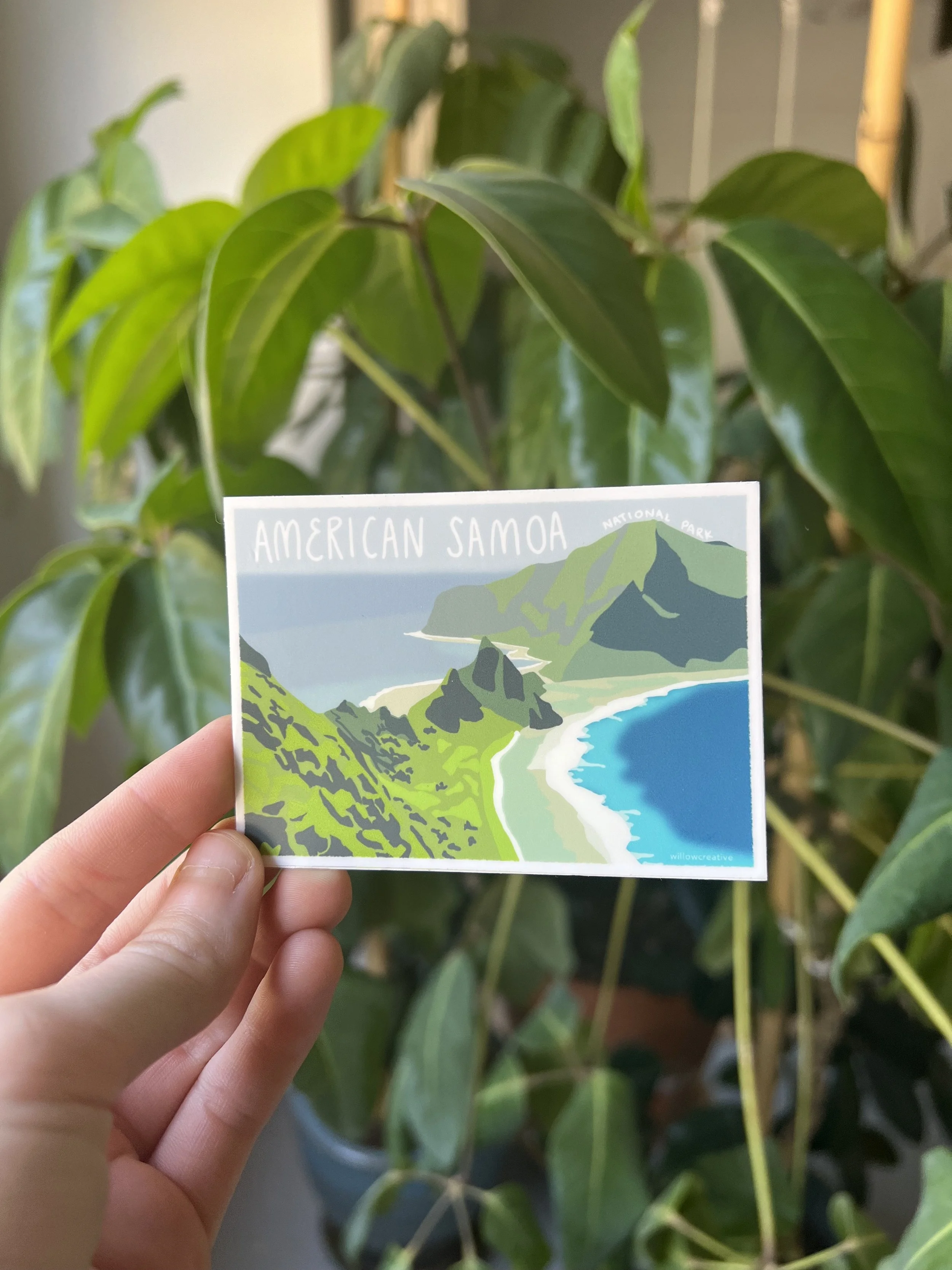 American Samoa National Park Sticker