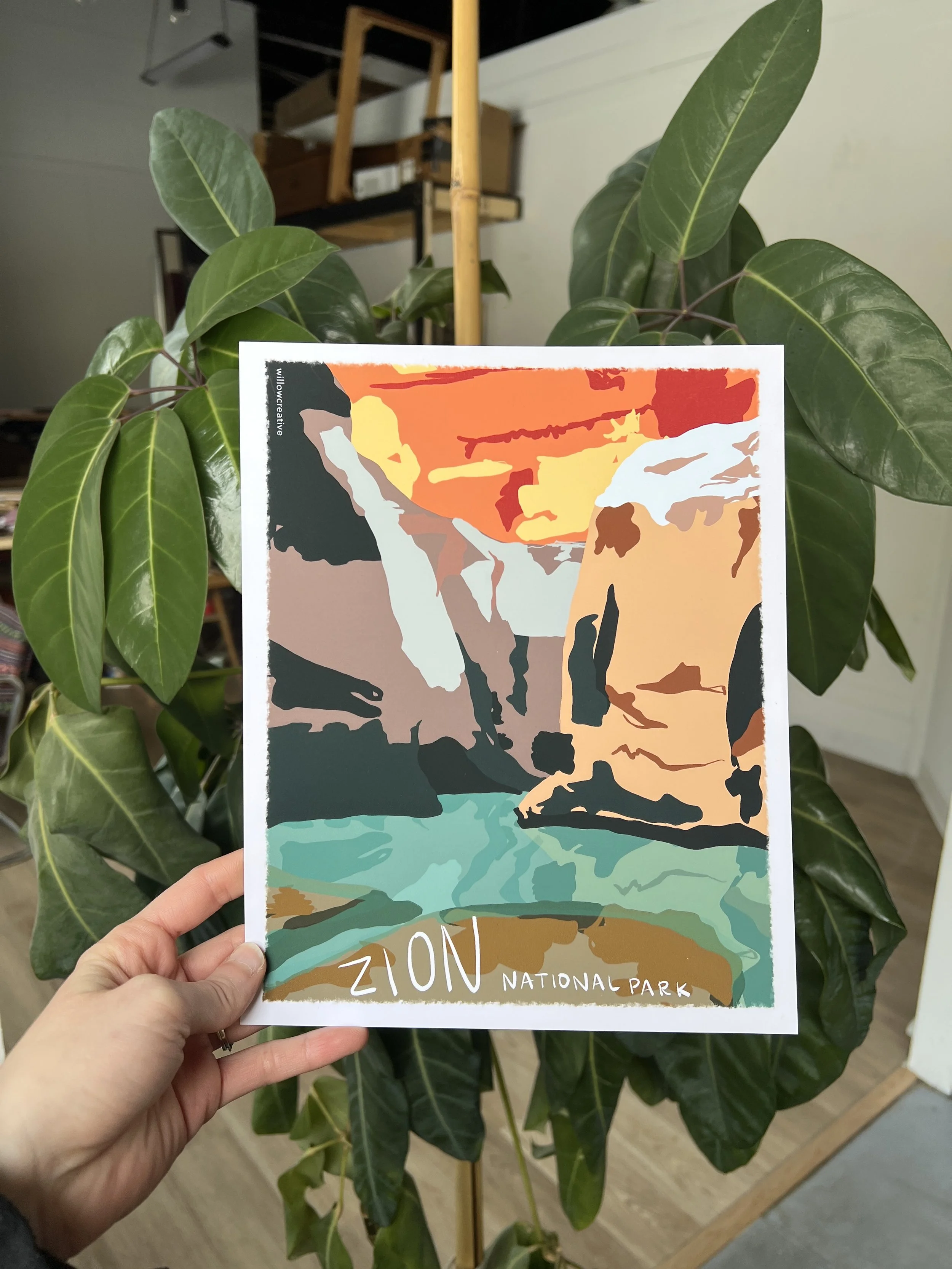 Zion National Park 8x10 Print