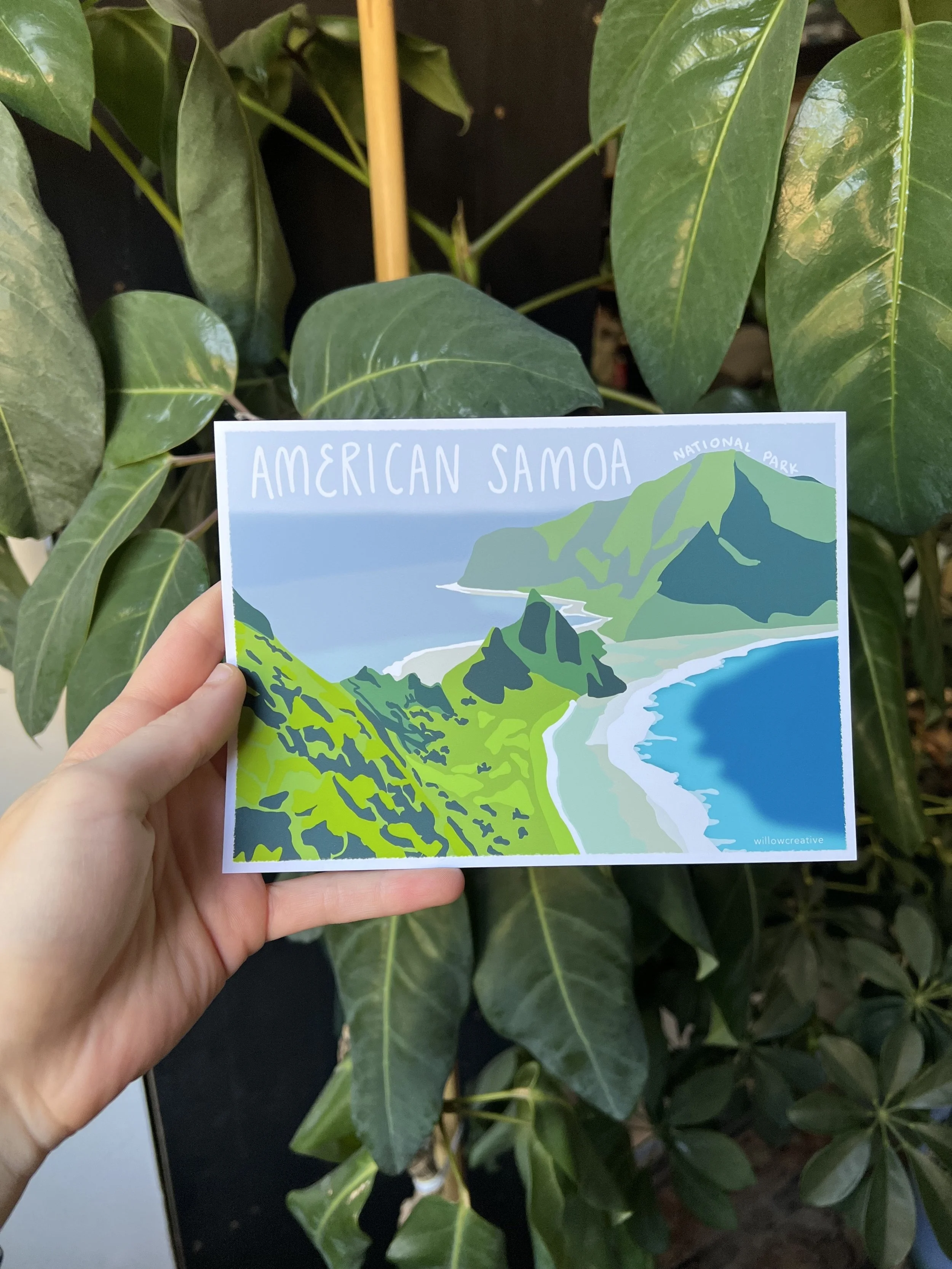 American Samoa National Park 5x7 Print