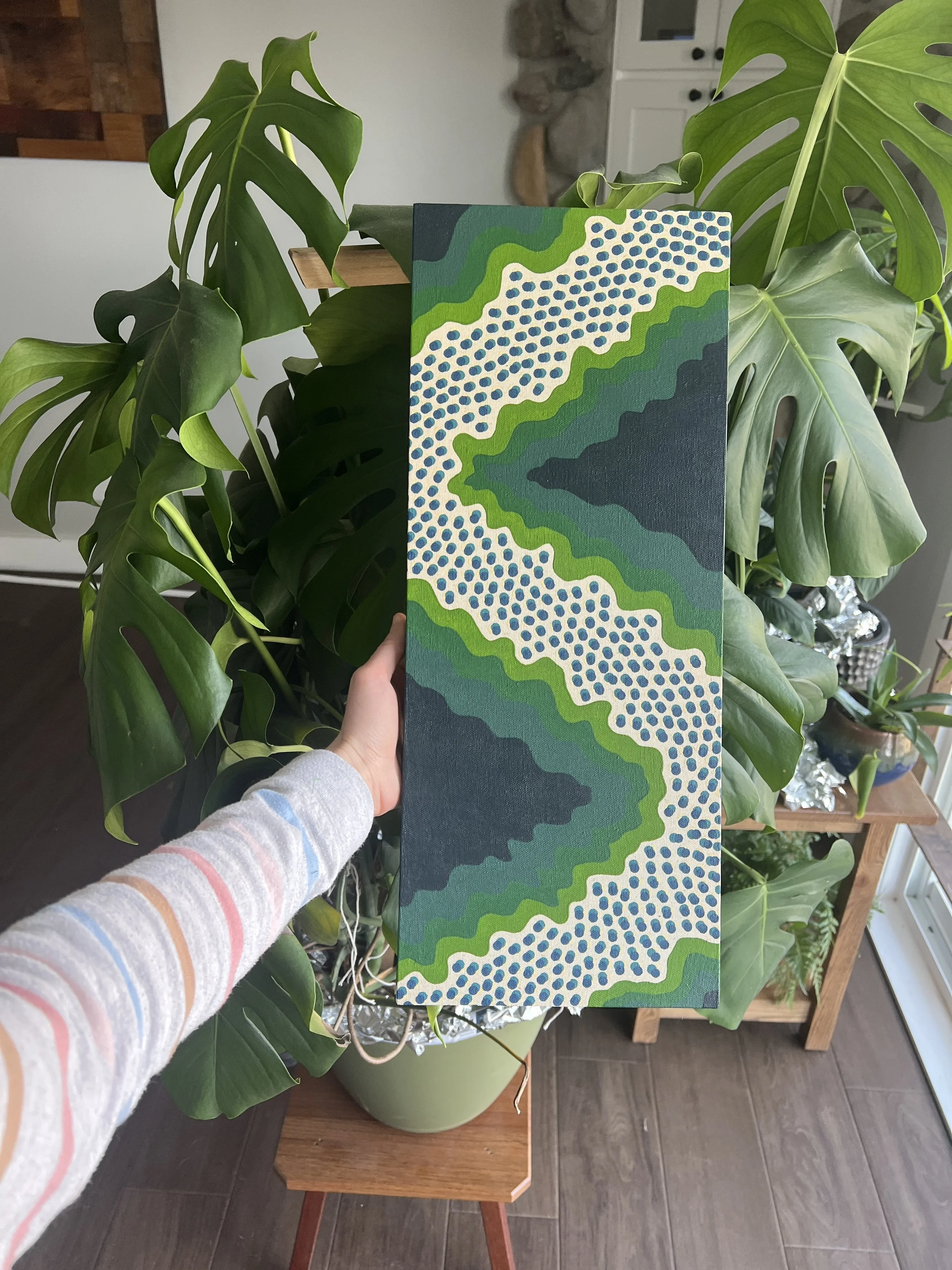 Cascading Peaks 8x20in