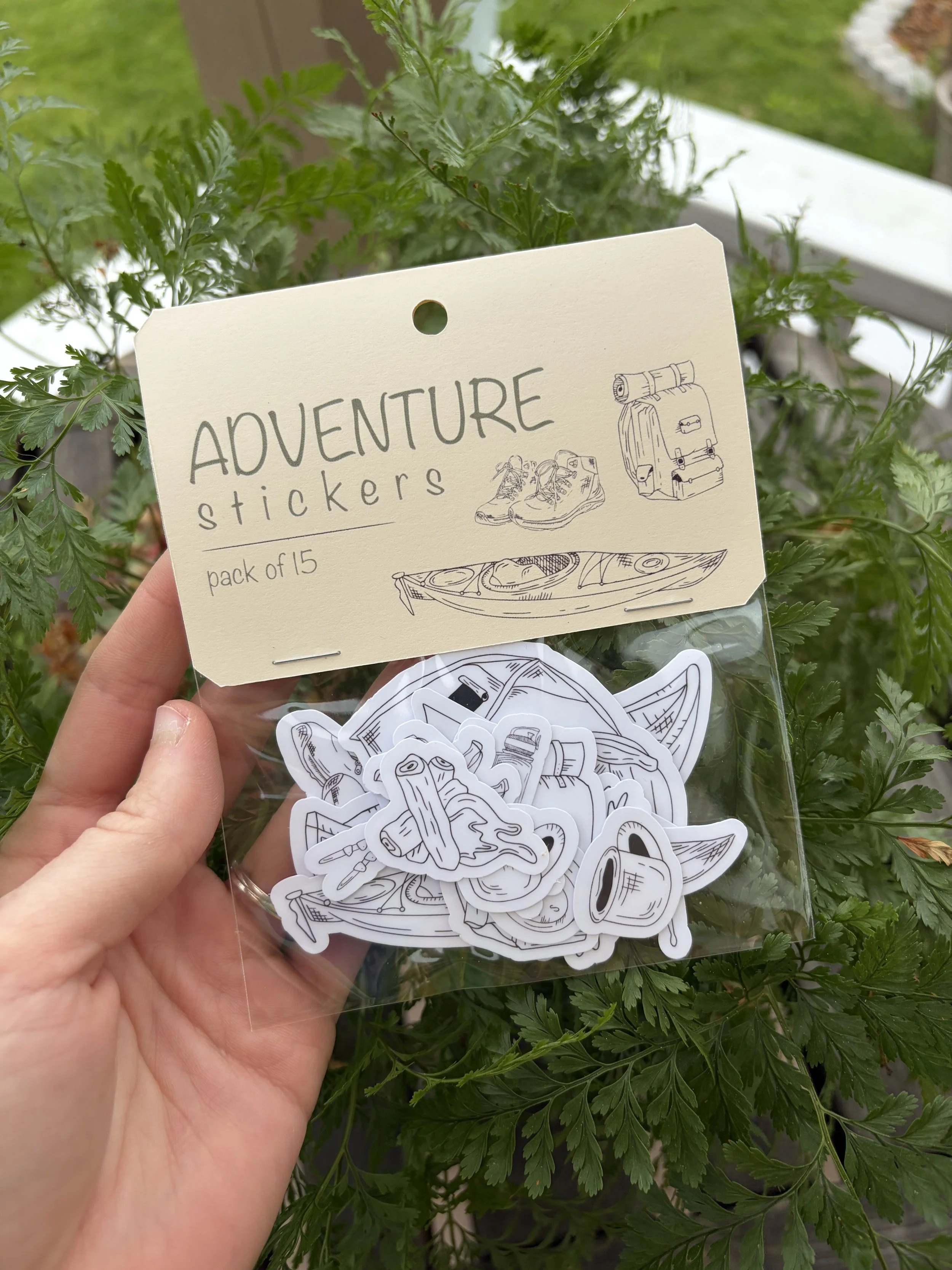 Adventurer Sticker Pack- Pack of 15