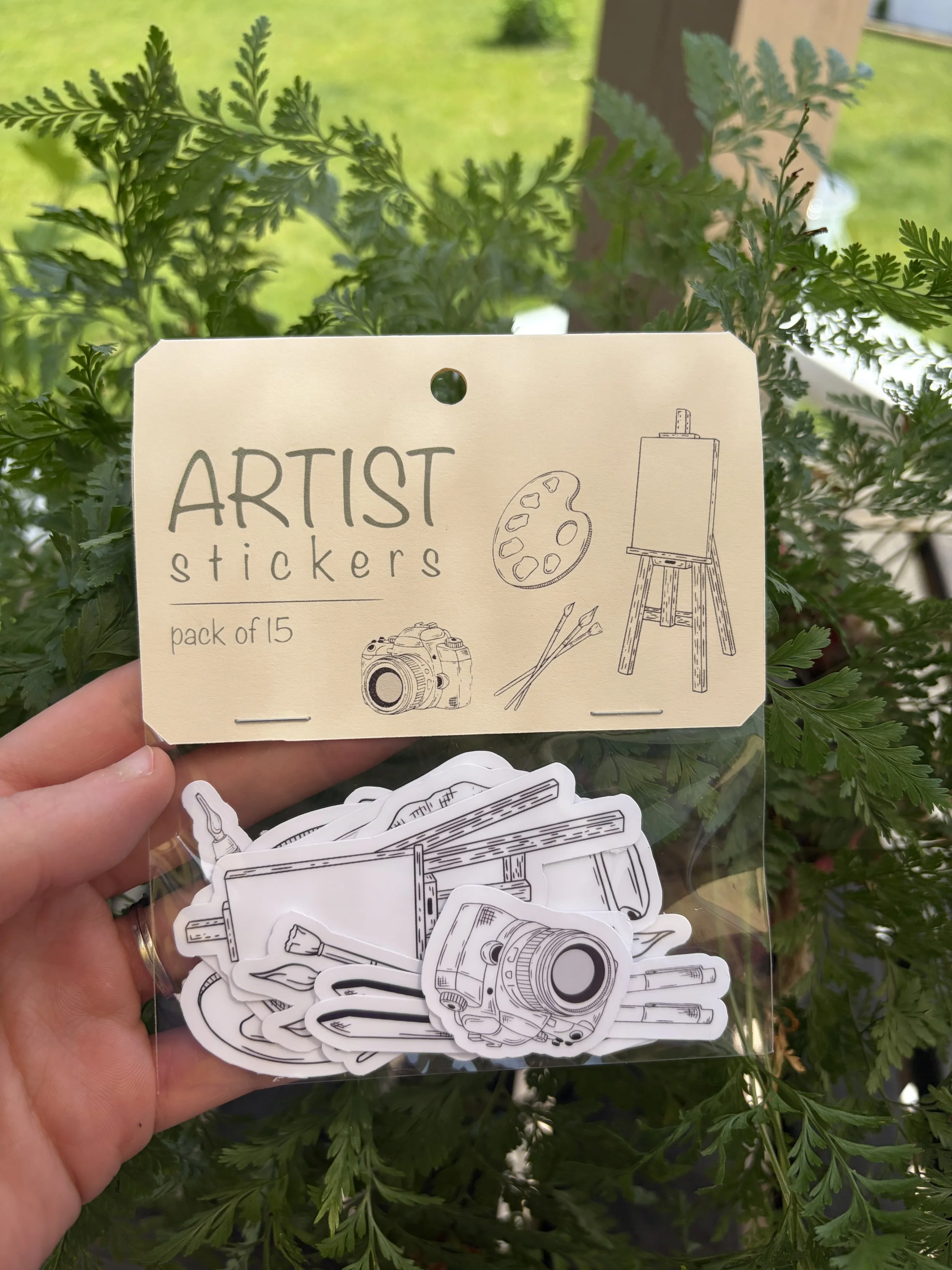 Artist Sticker Pack- Pack of 15