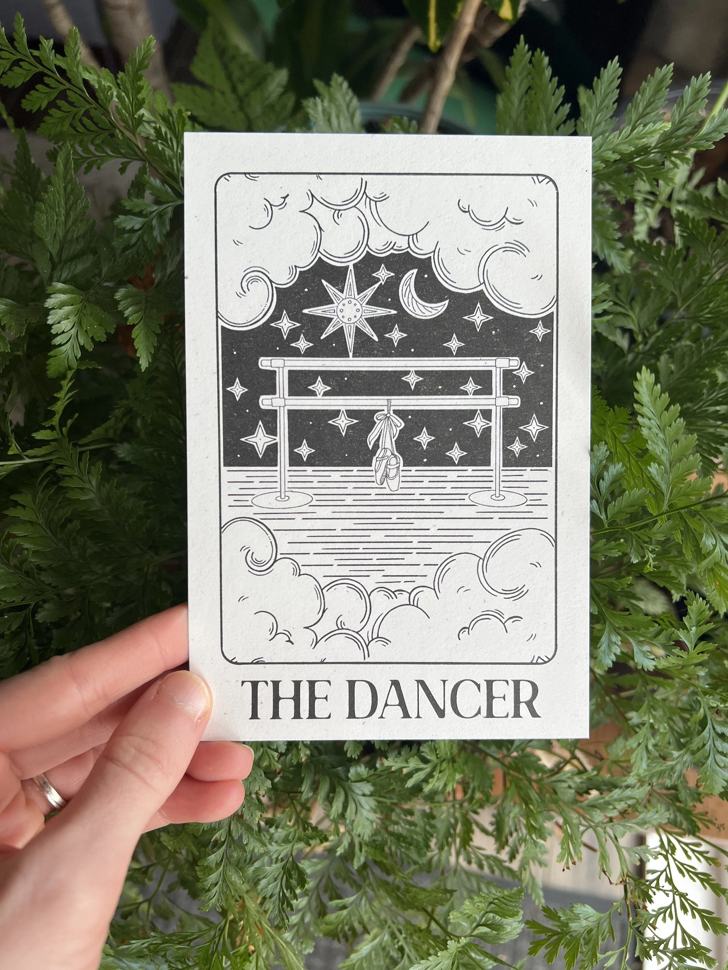 The Dancer Riso Print- Tarot Card Style Print