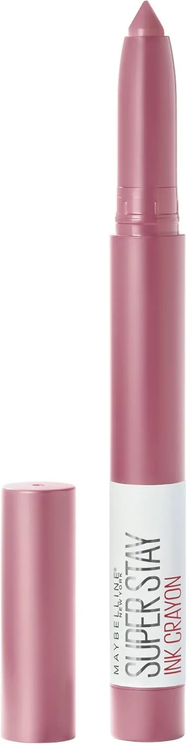 Maybelline Superstay Matte Ink Crayon Longlasting Pink Lipstick