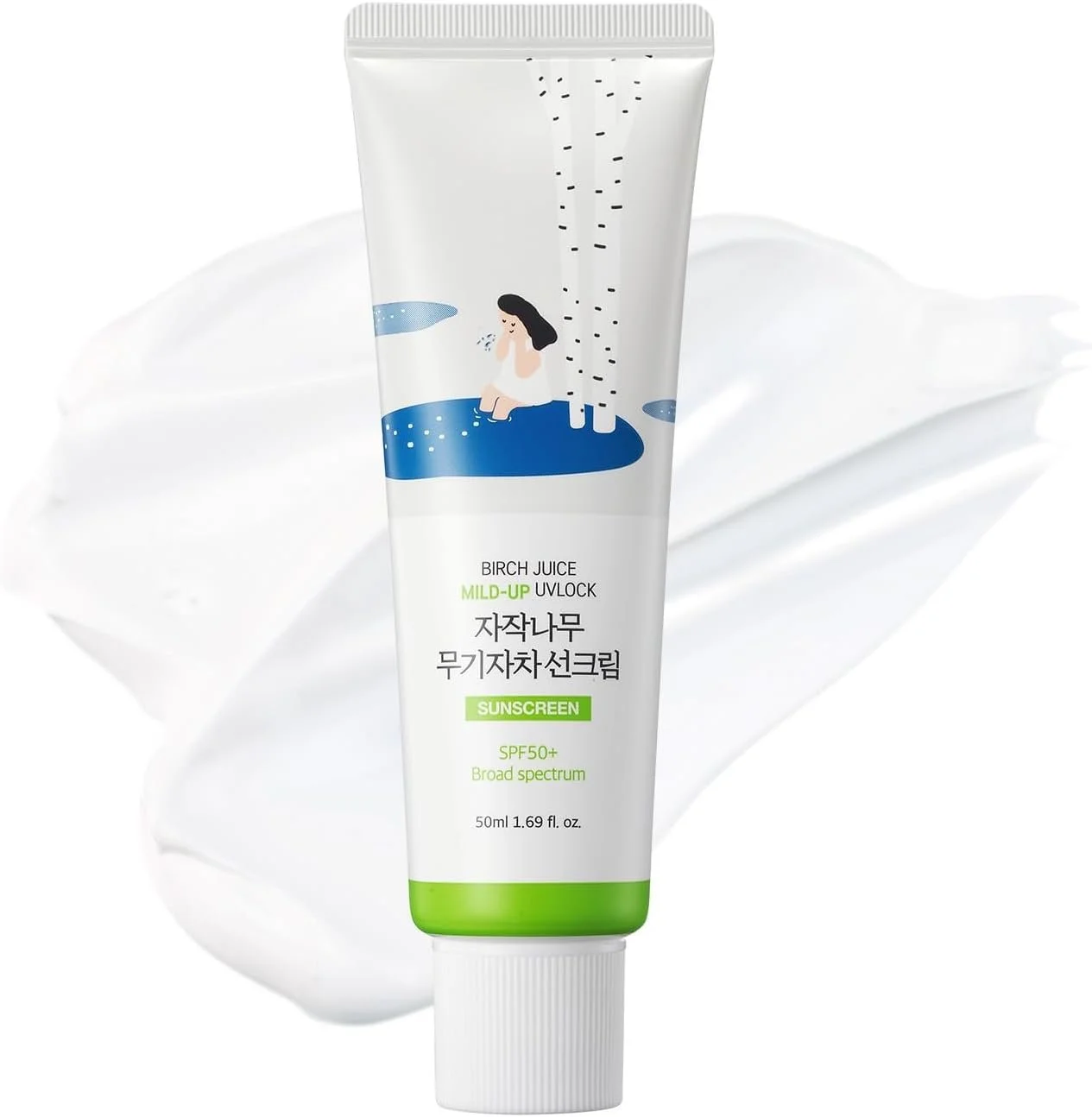 ROUND LAB Birch Juice Mild-up Sunscreen, SPF 50