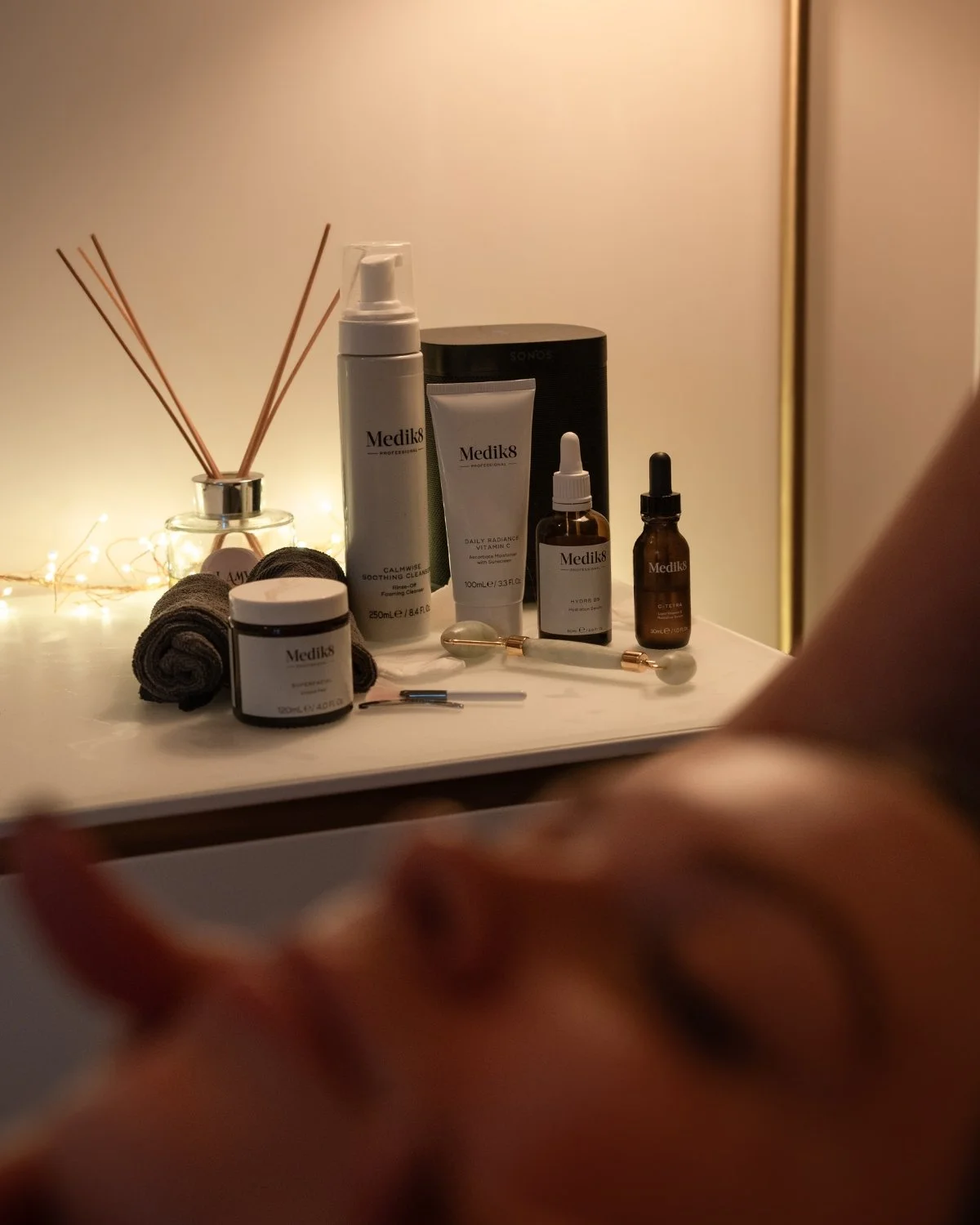 Professional skincare products and facial treatment essentials at TG Skin & Wellness