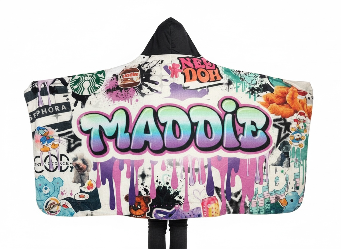 Customized Hooded Collage Blanket