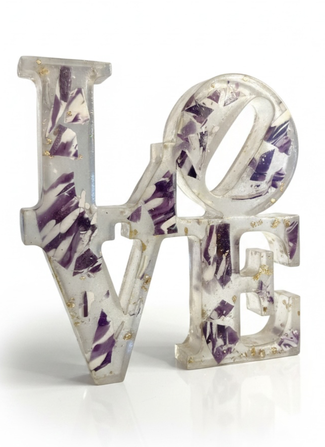 Chuppah Glass LOVE