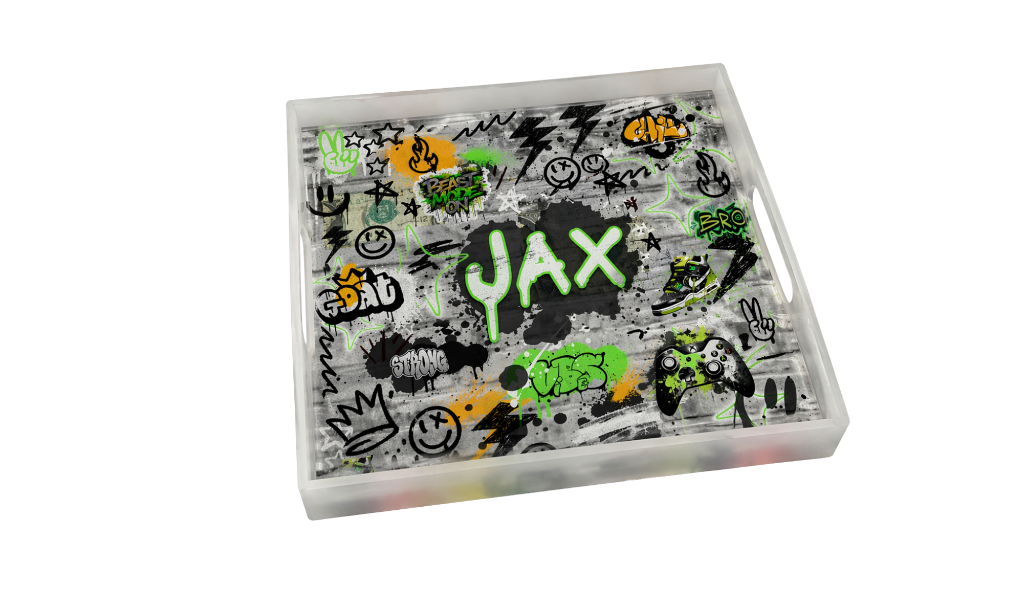 Acrylic Collage Tray