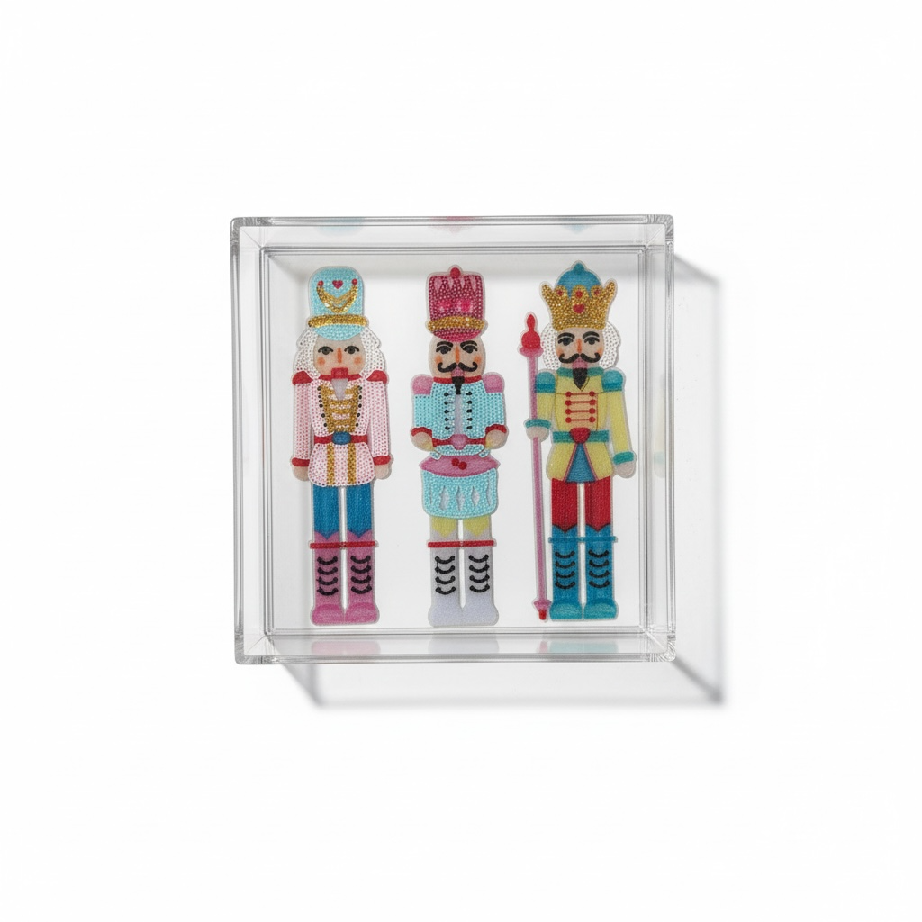 Nutcracker Acrylic + Resin Tray