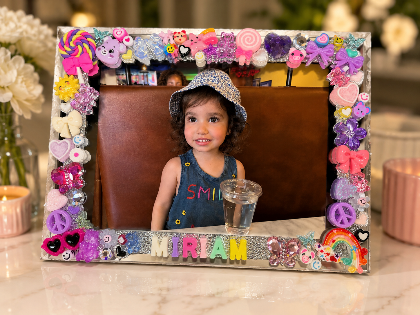 Custom Bejewled Frame