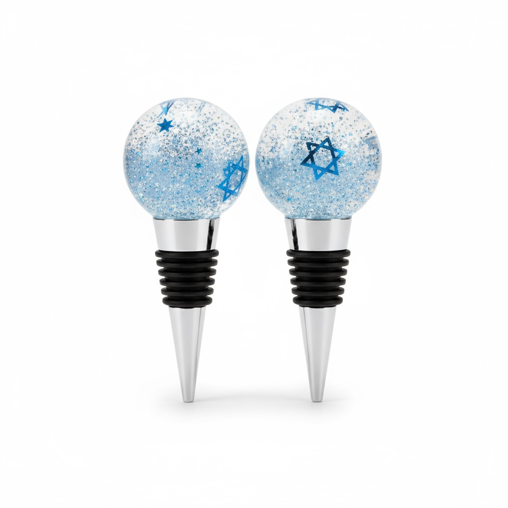Handcrafted Resin + Metal Wine Stopper
