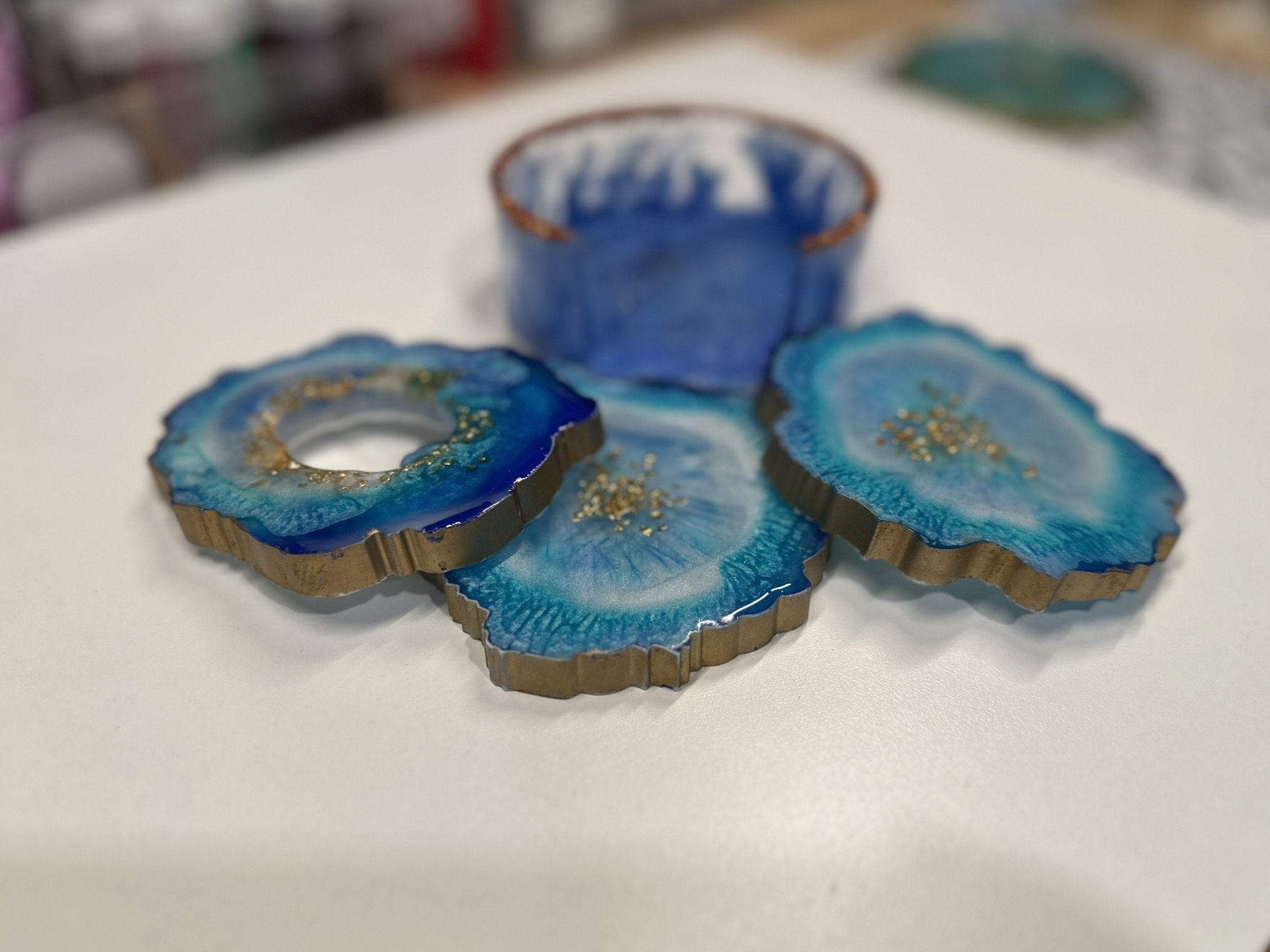 Luxe Geode Inspired Coasters